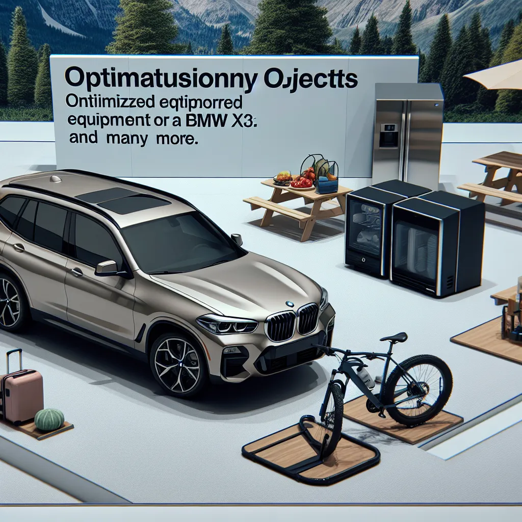 Optymalne wyposażenie BMW X3: przyczepki rowerowe, lodówki turystyczne i wiele więcej